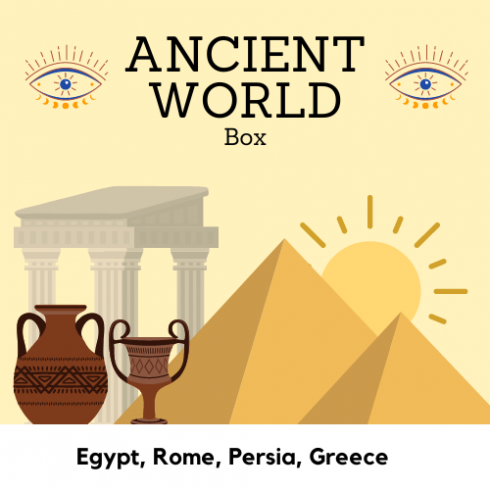 Ancient World ticket graphics